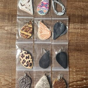 Assorted Teardrop Earrings Set